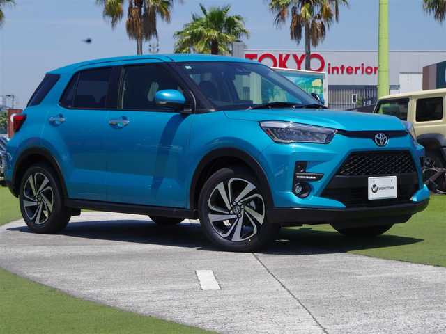 トヨタ ライズ Z 千葉県 2025(令7)年 0.1万km未満 ターコイズブルーマイカメタリック Z　（ガソリン）　ディスプレイオーディオパッケーシ（97900）/スマートアシストIII/レーダークルーズコントロール/エコアイドル/ディスプレイオーディオ/純正地デジTV/【Bluetooth接続】/【Apple CarPlay　Android Auto対応】/バックカメラ/前席シートヒーター/革巻きステアリング/ステアリングスイッチ/パドルシフト/LEDヘッドライト/フォグライト/ウインカーミラー/コーナーセンサー/純正17インチアルミホイル/サイド/カーテンエアバッグ/キーフリーシステム