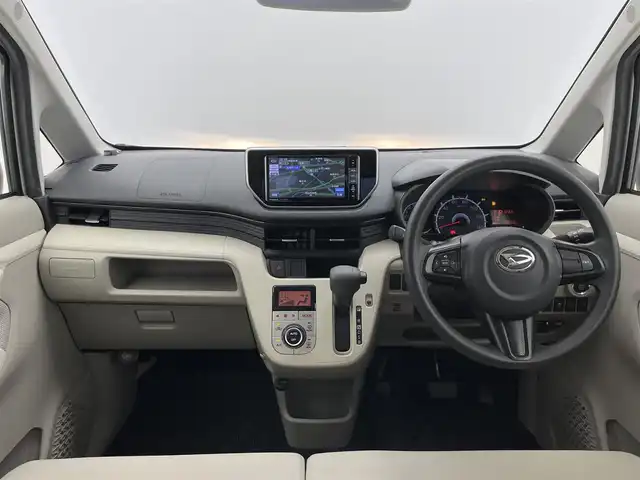 ダイハツ ムーヴ X 愛知県 2016(平28)年 7.4万km パールホワイトⅢ 社外ナビ　フルセグＴＶ　Ｂｌｕｅｔｏｏｔｈ　ＤＶＤ　バックカメラ　ＥＴＣ　プッシュスタート　オートライト　エコアイドル　純正フロアマット　純正１４インチアルミホイール　ドアバイザー　電格ミラー　禁煙車