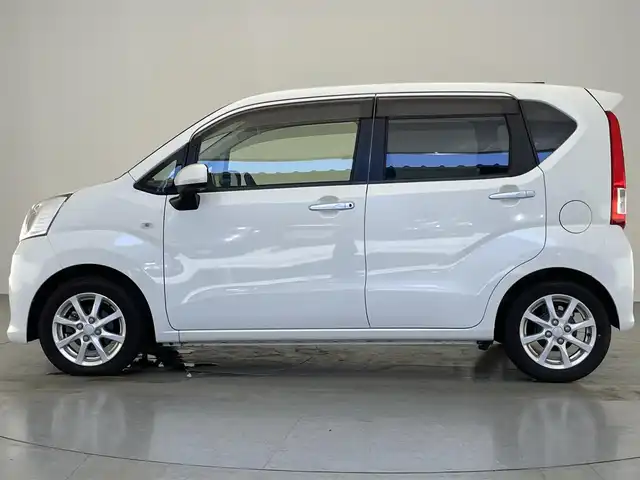 ダイハツ ムーヴ X 愛知県 2016(平28)年 7.4万km パールホワイトⅢ 社外ナビ　フルセグＴＶ　Ｂｌｕｅｔｏｏｔｈ　ＤＶＤ　バックカメラ　ＥＴＣ　プッシュスタート　オートライト　エコアイドル　純正フロアマット　純正１４インチアルミホイール　ドアバイザー　電格ミラー　禁煙車