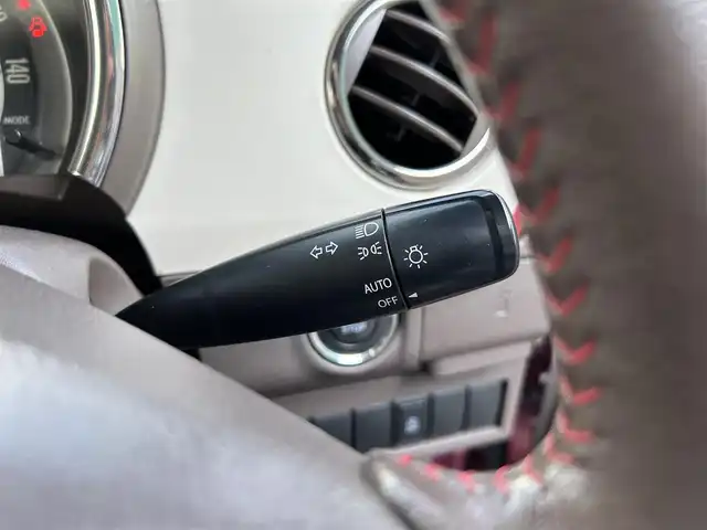 スズキ ラパン ショコラ X 鹿児島県 2014(平26)年 6.7万km カシスピンクパールメタリック 禁煙車/純正ナビ（CN-R301Z）/フルセグTV/純正ETC/オートライト/キセノンヘッドライト/アイドリングストップ/純正フロアマット/純正14インチアルミホイール/ドアバイザー/プッシュスタート/スマートキー/運転席オートウィンドウ/パワーウィンドウ/パワーステアリング/盗難防止装置
