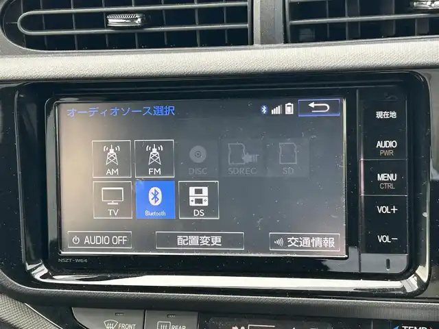 トヨタ アクア S 岡山県 2015(平27)年 4.7万km コバルトブルーメタリック 登録時走行距離46725km/純正ナビ　/フルセグTV/(AM.FM.TV.CD.DVD.BT)/バックカメラ　/前後ドライブレコーダー/ＥＴＣ　/シートヒーター　/横滑り防止装置　/盗難防止　/オートライト　/Ｂｌｕｅｔｏｏｔｈ　/純正フロアマット　　/ミュージックサーバー(SD)