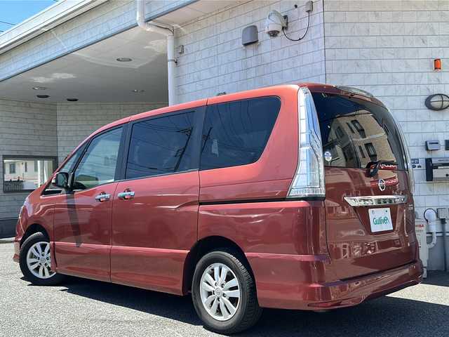 日産 セレナ ハイウェイスター Sエディション 神奈川県 2016(平28)年 3.2万km プレミアムディープコーラルM 純正ディーラーナビ/(CD/DVD/SD/AUX/BT/ワンセグTV)/バックカメラ/左側パワースライドドア/クルーズコントロール/レーンキープアシスト/横滑り防止装置/ETC/前後ドライブレコーダー/2列目サンシェード/オートライト/純正フロアマット/ステアリングスイッチ/電動格納ウィンカーミラー/ISOFIX/スペアキー×1/保証書/取扱説明書