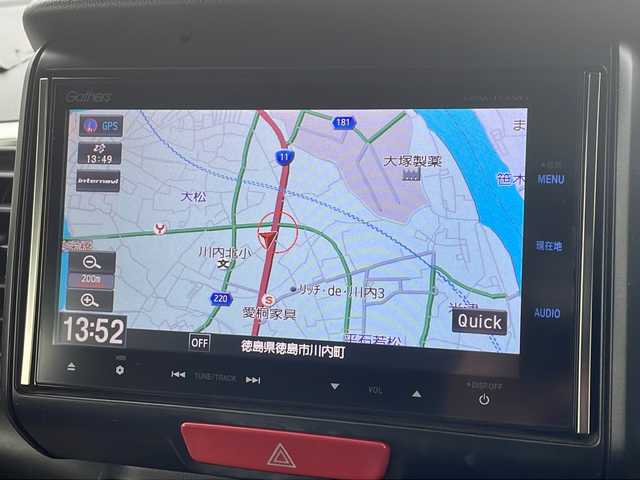 ホンダ Ｎ ＢＯＸ スラッシュ X 徳島県 2015(平27)年 11.8万km スマートブラック 純正7型ナビ　VRM-155VFi/(フルセグ/DISC/BT/ラジオ/USB/SD/HDMI）/バックカメラ/クルーズコントロール/ステアリングヒーター/D/N席シートヒーター/ハーフレザーシート/UVカットフロントドアガラス/ディスチャージヘッドライト/サウンドマッピングシステム/ドライブレコーダー/オートリトラミラー/純正フロアマット/スペアキー/置くだけ充電/取扱説明書/新車時保証書