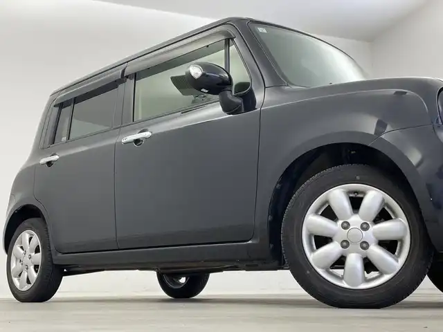 スズキ ラパン X セレクション 新潟県 2013(平25)年 6.1万km ブルーイッシュブラックパール3 ワンオーナー　/盗難防止装置/電動格納ミラー/シートヒーター　/ベンチシート　/純正アルミ１４インチ/純正フロアマット　/保証書/取扱説明書