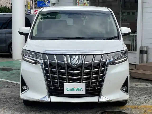 トヨタ アルファードハイブリット G Fパッケージ 神奈川県 2022(令4)年 4.1万km ホワイトパールクリスタルシャイン 純正T-Connectナビ/　（CD・DVD・Bluetooth）/JBLプレミアムサウンドシステム/フルセグTV/合成皮革シート/パワーシート/シートヒーター/エアシート/両側パワースライドドア/パワーバックドア/パノラミックビューモニター/デジタルインナーミラー/パーキングアシスト/トヨタセーフティセンス/ブラインドスポットモニター/レーダークルーズコントロール/ステアリングヒーター/クリアランスソナー/LEDヘッドライト/LEDフォグライト/ビルトインETC2.0/前後ドライブレコーダー/スマートキー×2/保証書/取扱説明書/R5.6.7ディーラー記録簿あり