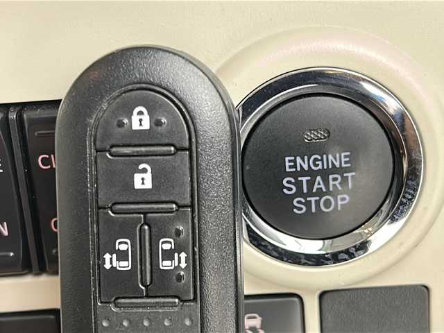 ダイハツ ムーヴ キャンバス G メイクアップ リミテッド　SAⅢ 宮城県 2022(令4)年 5.4万km パールホワイトⅢ/ナチュラルベージュマイカメタリック 2トーン 禁煙車/両側パワースライドドア/全方位カメラ/スマートアシスト/・衝突軽減ブレーキ/・車線逸脱警報システム/・オートハイビーム/社外7型ナビ/・CD・DVD・SD/ワンセグTV/ETC/LEDヘッドライト/LEDフォグライト/社外フロアマット/アイドリングストップ/横滑り防止装置/プッシュスタート/スマートキー