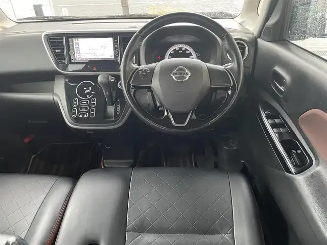 日産 デイズ ルークス ボレロ 静岡県 2018(平30)年 8.4万km アッシュブラウンM 純正メモリナビ・フルセグTV/DVD/CD/SD/USB/Bluetooth/アラウンドビューカメラ/エマージェンシーブレーキ/レザー調シート/左側パワースライドドア/純正14インチアルミホイール/LEDヘッドライト/スマートキー/スペアキー/プッシュスタート/新車時保証書/取扱説明書