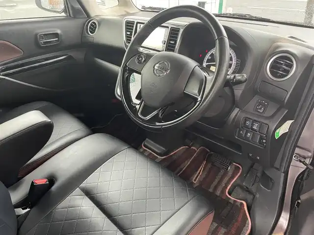 日産 デイズ ルークス ボレロ 静岡県 2018(平30)年 8.4万km アッシュブラウンM 純正メモリナビ・フルセグTV/DVD/CD/SD/USB/Bluetooth/アラウンドビューカメラ/エマージェンシーブレーキ/レザー調シート/左側パワースライドドア/純正14インチアルミホイール/LEDヘッドライト/スマートキー/スペアキー/プッシュスタート/新車時保証書/取扱説明書