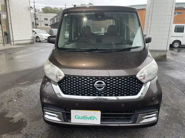 日産 デイズ ルークス ボレロ 静岡県 2018(平30)年 8.4万km アッシュブラウンM 純正メモリナビ・フルセグTV/DVD/CD/SD/USB/Bluetooth/アラウンドビューカメラ/エマージェンシーブレーキ/レザー調シート/左側パワースライドドア/純正14インチアルミホイール/LEDヘッドライト/スマートキー/スペアキー/プッシュスタート/新車時保証書/取扱説明書