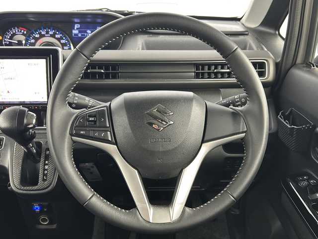 スズキ ワゴンＲ スティングレー HYBRID X リミテッド 愛知県 2019(令1)年 4.2万km スチールシルバーM 8インチナビ/（CD/DVD/Bluetooth/フルセグTV）/全方位カメラ/衝突軽減ブレーキ/レーンキープアシスト/オートマチックハイビーム/ヘッドアップディスプレイ/ETC/シートヒーター/LEDヘッドライト/純正フロアマット/アイドリングストップ/シートカバー/社外15インチアルミホイール