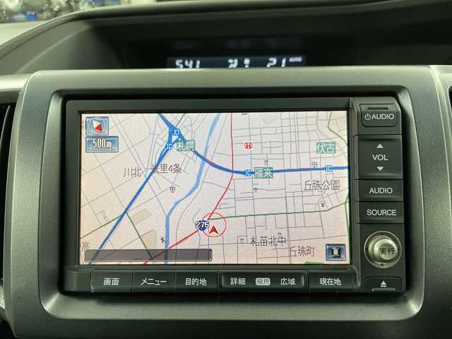 ホンダ ステップワゴン スパーダ S 道央・札幌 2009(平21)年 10.1万km プレミアムブラキッシュパール ・4WD/・純正ナビ  フルセグ/CD/DVD/HDD/・バックカメラ/・両側パワースライドドア/・前後ドライブレコーダー/・社外エンジンスターター/・ETC/オートライト/・純正フロアマット/・ABS