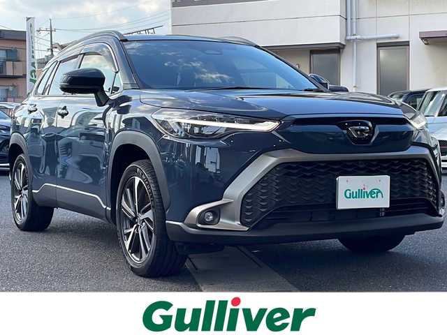 トヨタ カローラ クロス ハイブリッド Z 岡山県 2025(令7)年 1.6万km マッシブグレー 登録時走行距離15904km/Toyota Safety sense/・プリクラッシュセーフティ/・レーンディパーチャーアラート/・レーダークルーズコントロール/・レーントレーシングアシスト/純正HDDナビ/(AM/FM/TV/BT/AppleCarplay)/全方位カメラ/電動リアゲート/ビルトインETC/パワーシート/シートヒーター/オートマチックハイビーム/ルーフレール/プッシュスタート/スマートキー/スペアキー/純正１８インチアルミホイール