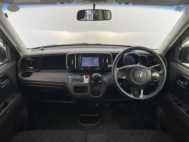 ホンダ Ｎ ＯＮＥ プレミアム Lパッケージ 富山県 2013(平25)年 8.1万km クリスタルブラックパール 社外ナビ（AM/FM/CD/SD/AUX/USB/BT）/ワンセグTV/バックカメラ/横滑り防止装置/ABS/オートライト/スマートキー×２/プッシュスタート/アイドリングストップ/電動格納ミラー/ドアバイザー/純正フロアマット/純正14インチAW