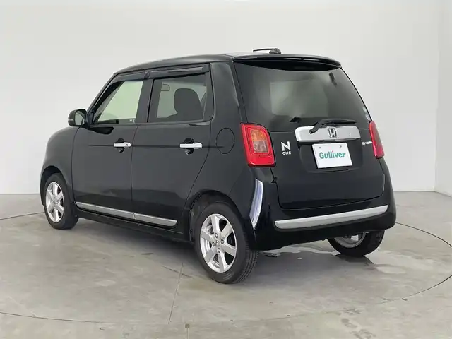 ホンダ Ｎ ＯＮＥ プレミアム Lパッケージ 富山県 2013(平25)年 8.1万km クリスタルブラックパール 社外ナビ（AM/FM/CD/SD/AUX/USB/BT）/ワンセグTV/バックカメラ/横滑り防止装置/ABS/オートライト/スマートキー×２/プッシュスタート/アイドリングストップ/電動格納ミラー/ドアバイザー/純正フロアマット/純正14インチAW