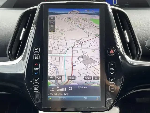 トヨタ プリウス ＰＨＶ A レザーパッケージ 愛知県 2017(平29)年 7.3万km グレーメタリック RACING GEAR ダウンサス(純正スプリングあり)/純正SDメモリーナビ/バックカメラ/フルセグTV/ETC2.0/Bluetooth/USB/AUX接続/レーダークルーズコントロール/パーキングアシスト/パワーシート(D)/本革シート/シートヒーター(D/N)/ステアリングヒーター/純正フロアマット/純正15インチアルミホイール(ホイールキャップあり)/LEDヘッドライト/オートマチックハイビーム/コーナーセンサー/横滑り防止装置/衝突軽減ブレーキ/レーンキープアシスト/ブラインドスポットモニター