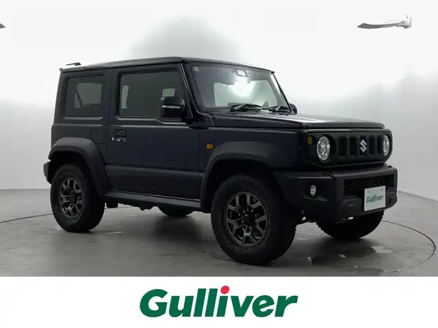 スズキ ジムニー シエラ JC 福井県 2024(令6)年 0.8万km ブルーイッシュブラックパール3 ＫＥＮＷＯＯＤ製８型ナビ/純正１５インチアルミホイール/社外ＥＴＣ/純正ＬＥＤヘッドライト/純正フロントフォグライト/シートヒーター/クルーズコントロール/ダウンヒルアシスト/センターデフロック