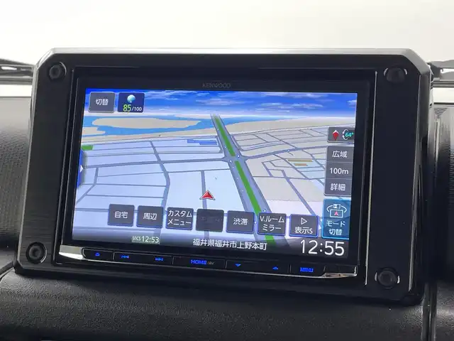 スズキ ジムニー シエラ JC 福井県 2024(令6)年 0.8万km ブルーイッシュブラックパール3 ＫＥＮＷＯＯＤ製８型ナビ/純正１５インチアルミホイール/社外ＥＴＣ/純正ＬＥＤヘッドライト/純正フロントフォグライト/シートヒーター/クルーズコントロール/ダウンヒルアシスト/センターデフロック