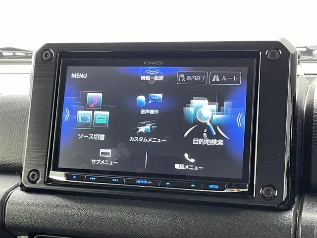 スズキ ジムニー シエラ JC 福井県 2024(令6)年 0.8万km ブルーイッシュブラックパール3 ＫＥＮＷＯＯＤ製８型ナビ/純正１５インチアルミホイール/社外ＥＴＣ/純正ＬＥＤヘッドライト/純正フロントフォグライト/シートヒーター/クルーズコントロール/ダウンヒルアシスト/センターデフロック