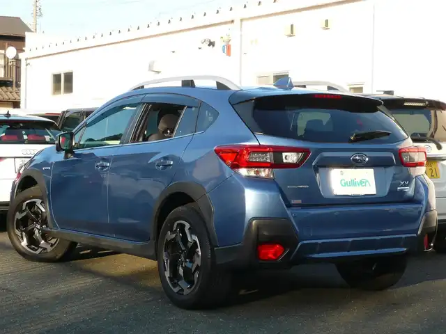 スバル ＸＶ ハイブリッド 2．0e－S アイサイト 静岡県 2020(令2)年 2.6万km ホライゾンブルーP 禁煙車/アイサイトコアテクノロジー/ブラインドスポット/Si-Drive/X-MODE/レーダークルーズコントロール/ルーフレール/オレンジステッチハーフレザー/ルーフレール/ドアバイザー/フロアマット/パドルシフト/スマートキー/新車保証書/取扱説明書