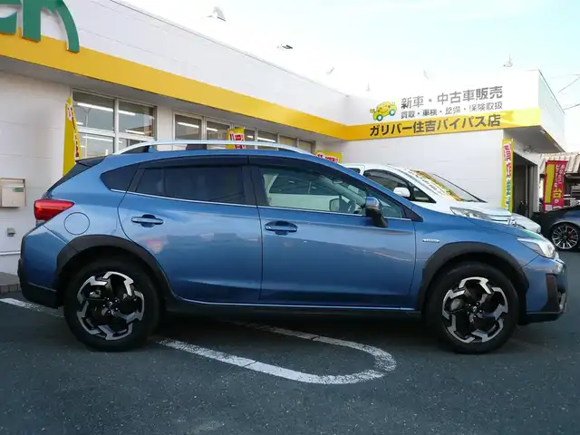 スバル ＸＶ ハイブリッド 2．0e－S アイサイト 静岡県 2020(令2)年 2.6万km ホライゾンブルーP 禁煙車/アイサイトコアテクノロジー/ブラインドスポット/Si-Drive/X-MODE/レーダークルーズコントロール/ルーフレール/オレンジステッチハーフレザー/ルーフレール/ドアバイザー/フロアマット/パドルシフト/スマートキー/新車保証書/取扱説明書