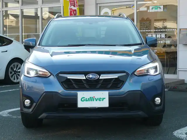 スバル ＸＶ ハイブリッド 2．0e－S アイサイト 静岡県 2020(令2)年 2.6万km ホライゾンブルーP 禁煙車/アイサイトコアテクノロジー/ブラインドスポット/Si-Drive/X-MODE/レーダークルーズコントロール/ルーフレール/オレンジステッチハーフレザー/ルーフレール/ドアバイザー/フロアマット/パドルシフト/スマートキー/新車保証書/取扱説明書