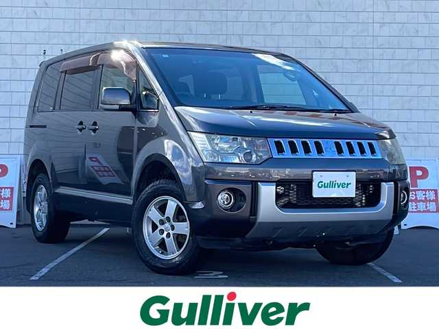 三菱 デリカＤ：５ D－Power package 長野県 2013(平25)年 8.8万km アイガーグレーメタリック ・社外7インチメモリーナビゲーション/CD ワンセグTV/・バックカメラ/・ETC/・クルーズコントロール/・両側パワースライドドア/・パドルシフト/・シートヒーター(D/N)/・横滑り防止装置/・HIDヘッドライト/・オートライト/・純正16インチアルミホイール/・ドライブレコーダー/・ウィンカーミラー/・電動格納ミラー/・スマートキー/・ドアバイザー/・フロアマット