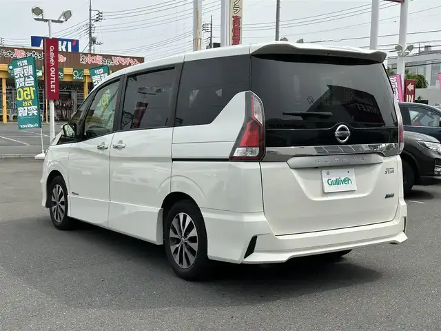 日産 セレナ ハイウェイスター 群馬県 2016(平28)年 6.9万km ブリリアントホワイトパール 純正ナビ　/・ＴＶ/・Bluetooth/・CD/DVD/SD再生　/・バックカメラ　/ＥＴＣ　　/クルーズコントロール　/エマージェンシーブレーキ　/リアサンシェード/ドアバイザー/ウィンカーミラー/LEDヘッドライト　/純正フロアマット　/純正アルミホイール　/ドラレコ