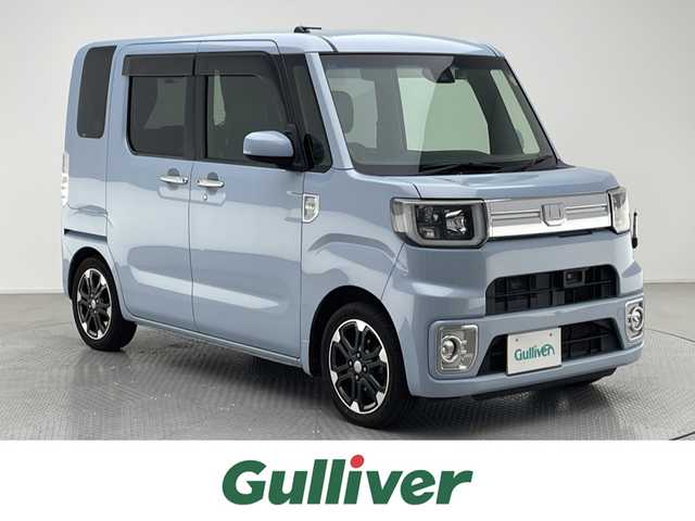 ダイハツ ウェイク G ターボ　レジャーエディション SA Ⅱ 兵庫県 2016(平28)年 5.9万km ミストブルーマイカメタリック 純正メモリナビ/(NSZN-W67D)/フルセグ CD DVD BT MSV/バックカメラ/両側パワースライドドア/衝突軽減ブレーキ/LDA/コーナーセンサー/ETC/アイドリングストップ/ドアバイザー/スマートキー/スペアキー/LEDヘッドライト/LEDフォグライト/オートライト/ドライブレコーダー/シートカバー/ISOFIX