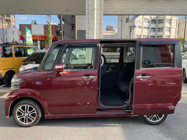 ホンダ Ｎ ＢＯＸ カスタム G Lパッケージ 東京都 2013(平25)年 2.2万km プレミアムディープロッソパール ワンオーナー/カロッツエリアSDナビTV/バックカメラ/両側パワースライドドア/ステアリングスイッチ/プッシュエンジンスイッチ/ブラックエアコンパネル/ピアノブラック調インパネ加飾/横滑り防止/オートライト/電動格納ウィンカーミラー/ETC/スペアキー/保証書＆取扱説明書