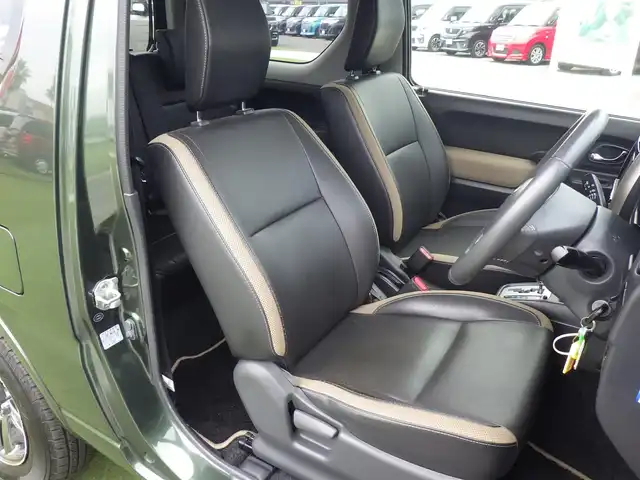 スズキ ジムニー ランドベンチャー 千葉県 2018(平30)年 5.5万km クールカーキPM 社外メモリーナビ/ワンセグTV/【CD再生機能】/ハーフレザーシート/運転席シートヒーター/革巻きステアリング/ステアリングスイッチ/ウインカーミラー/フォグライト/純正16インチアルミホイル/キーレス
