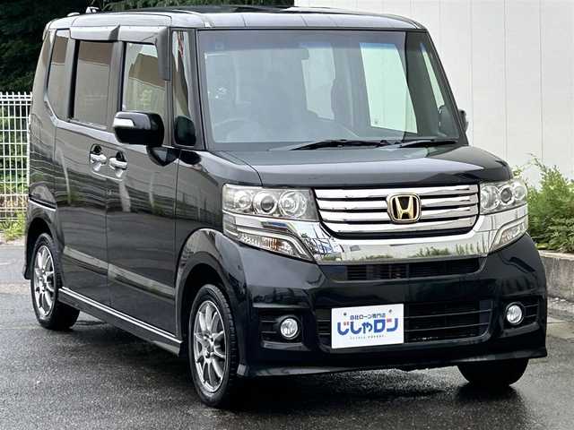ホンダ Ｎ ＢＯＸ カスタム G Lパッケージ 福島県 2012(平24)年 10.7万km クリスタルブラックパール (株)IDOMが運営する【じしゃロン福島店】の自社ローン専用車両になります。こちらは現金またはオートローンご利用時の価格です。自社ローンご希望の方は別途その旨お申付け下さい/純正ナビ/フルセグＴＶ/Ｂｌｕｅｔｏｏｔｈ/両側パワースライドドア/ステアリングリモコン/ETC/フォグランプ/ドアバイザー/スマートキー