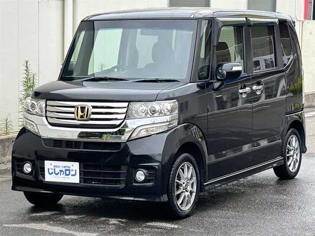 ホンダ Ｎ ＢＯＸ カスタム G Lパッケージ 福島県 2012(平24)年 10.7万km クリスタルブラックパール (株)IDOMが運営する【じしゃロン福島店】の自社ローン専用車両になります。こちらは現金またはオートローンご利用時の価格です。自社ローンご希望の方は別途その旨お申付け下さい/純正ナビ/フルセグＴＶ/Ｂｌｕｅｔｏｏｔｈ/両側パワースライドドア/ステアリングリモコン/ETC/フォグランプ/ドアバイザー/スマートキー