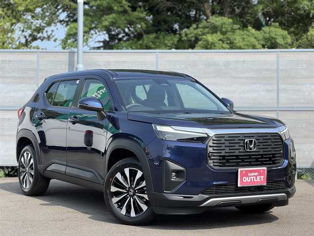 ホンダ ＷＲ－Ｖ Z 三重県 2025(令7)年 0.1万km未満 オブシダンブルーパール 登録未使用車/ホンダセンシング /・衝突軽減ブレーキ/・誤発進抑制機能/・後方誤発進抑制機能/・近距離衝突軽減ブレーキ/・歩行者事故低減ステアリング/・路外逸脱抑制機能/・アダプティブクルーズコントロール/・車線維持支援システム/・先行車発進お知らせ機能/・標識認識機能/・オートハイビーム/・パーキングセンサーシステム/ナビ装着用スペシャルパッケージ/・ステアリングスイッチ/　(オーディオ/ナビ/ハンズフリー/音声認識)/・リアワイドカメラ/・車載通信機/・Bluetoothユニット/パドルシフト/USBジャック(運転席)/充電用USBジャック(助手席)/純正17インチ5本マルチスポークアルミホイール/フルLEDヘッドランプ/・オートライト/LEDフロントフォグランプ/プッシュエンジンスタート/スマートキー×2
