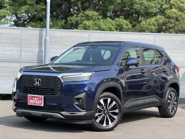 ホンダ ＷＲ－Ｖ Z 三重県 2025(令7)年 0.1万km未満 オブシダンブルーパール 登録未使用車/ホンダセンシング /・衝突軽減ブレーキ/・誤発進抑制機能/・後方誤発進抑制機能/・近距離衝突軽減ブレーキ/・歩行者事故低減ステアリング/・路外逸脱抑制機能/・アダプティブクルーズコントロール/・車線維持支援システム/・先行車発進お知らせ機能/・標識認識機能/・オートハイビーム/・パーキングセンサーシステム/ナビ装着用スペシャルパッケージ/・ステアリングスイッチ/　(オーディオ/ナビ/ハンズフリー/音声認識)/・リアワイドカメラ/・車載通信機/・Bluetoothユニット/パドルシフト/USBジャック(運転席)/充電用USBジャック(助手席)/純正17インチ5本マルチスポークアルミホイール/フルLEDヘッドランプ/・オートライト/LEDフロントフォグランプ/プッシュエンジンスタート/スマートキー×2