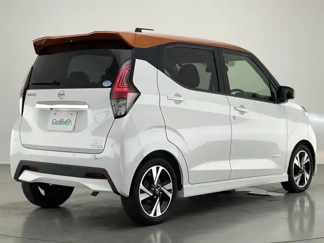 日産 デイズ HWS G ターボ プロパイロットED 愛知県 2019(令1)年 2.5万km プレミアムサンシャインオレンジメタリック/シルキーホワイト 純正ナビ　フルセグＴＶ　Ｂｌｕｅｔｏｏｔｈ　ＤＶＤ再生　アラウンドビューモニター　プロパイロット　追従クルコン　エマージェンシーブレーキ　スマートルームミラー　ＥＴＣ２．０　プッシュスタート　禁煙車