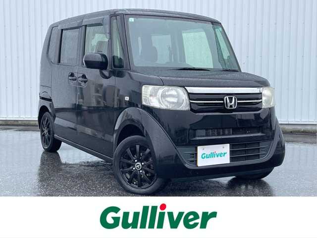 ホンダ Ｎ ＢＯＸ G 滋賀県 2017(平29)年 10.7万km クリスタルブラックパール 社外メモリナビ/(フルセグ CD DVD Bluetooth)/横滑り防止機能/オートエアコン/プッシュスタート/スマートキー/ベンチシート/シートリフター/電動格納ミラー/ドアバイザー