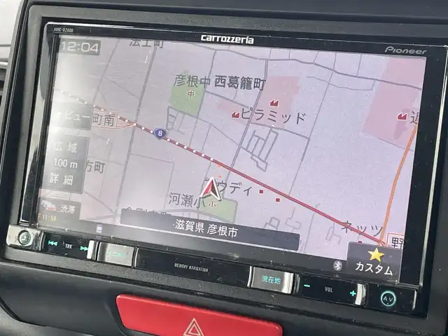 ホンダ Ｎ ＢＯＸ G 滋賀県 2017(平29)年 10.7万km クリスタルブラックパール 社外メモリナビ/(フルセグ CD DVD Bluetooth)/横滑り防止機能/オートエアコン/プッシュスタート/スマートキー/ベンチシート/シートリフター/電動格納ミラー/ドアバイザー