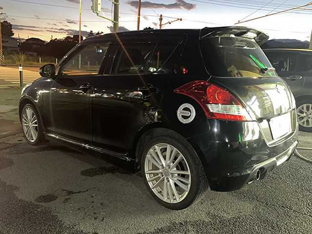 スズキ スイフト スポーツ 神奈川県 2015(平27)年 8.3万km スーパーブラックパール クルーズコントロール/パドルシフト/バックカメラ/前後ドラレコ/MTモード付きAT/純正17インチAW/横滑り防止装置/保証書