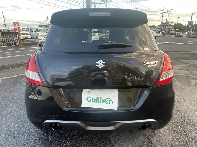 スズキ スイフト スポーツ 神奈川県 2015(平27)年 8.3万km スーパーブラックパール クルーズコントロール/パドルシフト/バックカメラ/前後ドラレコ/MTモード付きAT/純正17インチAW/横滑り防止装置/保証書