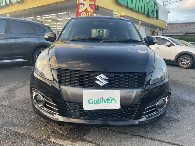 スズキ スイフト スポーツ 神奈川県 2015(平27)年 8.3万km スーパーブラックパール クルーズコントロール/パドルシフト/バックカメラ/前後ドラレコ/MTモード付きAT/純正17インチAW/横滑り防止装置/保証書