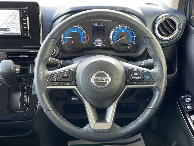 日産 デイズ HWS X プロパイロットED 福島県 2019(令1)年 3.7万km アッシュブラウン/ソーダブルー 登録時走行距離　　37094ｋｍ/社外SDナビ/【AM/FM/SD/IPOD/USB/BT/CD/DVD/フルセグ】/ステアリングスイッチ/クルーズコントロール/プッシュスタート/オートライト/プリクラッシュセーフティー/パノラミックビューモニター/ドラレコ/ETC/純正AW/クリアランスソナー/LEDヘッドライト/フォグランプ