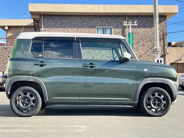 スズキ ハスラー F リミテッド 静岡県 2016(平28)年 6.6万km クールカーキパールメタリック/ホワイト2トーンルーフ SDナビ(CD/BT/フルセグ)/D席N席シートヒーター/エンジンスタートボタン/パワーウィンドウ/パワーステアリング/スマートキー/スペアキー１本/オートエアコン/純正フロアマット/ベンチシート/布シート/ABS/横滑り防止装置/盗難防止装置/オートライト/Wエアバッグ/衝突軽減システム