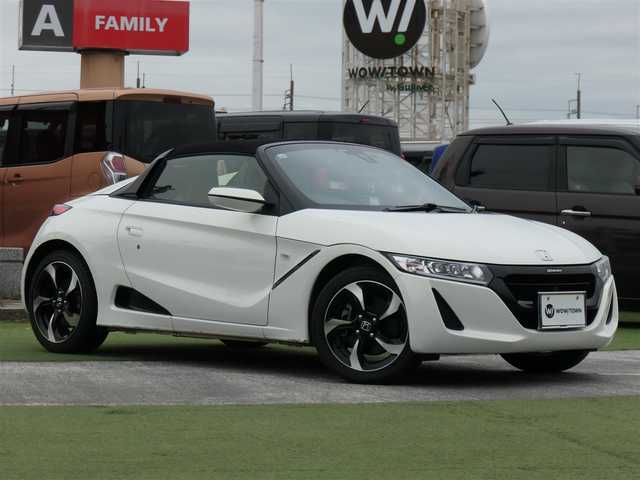 ホンダ Ｓ６６０ α 千葉県 2017(平29)年 4.6万km プレミアムスターホワイトP ハーフレザーシート/ディスプレイオーディオ/バックカメラ/ドライブレコーダー（前後撮影）【HDR-003】/革巻きステアリング/ステアリングスイッチ/パドルシフト/ETC/LEDヘッドライト/純正16インチアルミホイル/Honda スマートキー