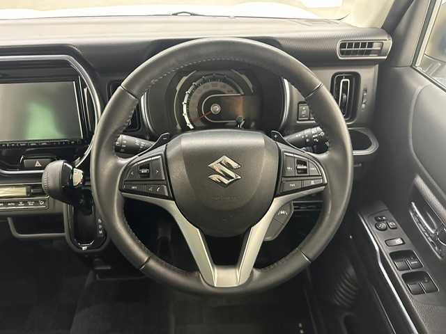 スズキ ハスラー Jスタイル ターボ 兵庫県 2021(令3)年 4.8万km シフォンアイボリーメタリック/ガンメタリック2トーン 純正SDナビ(CD/DVD/SD/Bluetooth/フルセグ）/前後ドライブレコーダー/追従型クルーズコントロール/コーナーセンサー/パドルシフト/シートヒーター/ターボ過給機/レーンキープアシスト/オートライト/オートマチックハイビーム/LEDヘッドライト/フォグライト/純正15インチアルミホイール/純正フロアマット/ETC/ドアバイザー