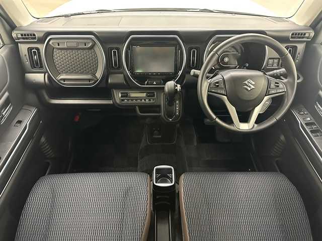 スズキ ハスラー Jスタイル ターボ 兵庫県 2021(令3)年 4.8万km シフォンアイボリーメタリック/ガンメタリック2トーン 純正SDナビ(CD/DVD/SD/Bluetooth/フルセグ）/前後ドライブレコーダー/追従型クルーズコントロール/コーナーセンサー/パドルシフト/シートヒーター/ターボ過給機/レーンキープアシスト/オートライト/オートマチックハイビーム/LEDヘッドライト/フォグライト/純正15インチアルミホイール/純正フロアマット/ETC/ドアバイザー