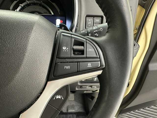 スズキ ハスラー Jスタイル ターボ 兵庫県 2021(令3)年 4.8万km シフォンアイボリーメタリック/ガンメタリック2トーン 純正SDナビ(CD/DVD/SD/Bluetooth/フルセグ）/前後ドライブレコーダー/追従型クルーズコントロール/コーナーセンサー/パドルシフト/シートヒーター/ターボ過給機/レーンキープアシスト/オートライト/オートマチックハイビーム/LEDヘッドライト/フォグライト/純正15インチアルミホイール/純正フロアマット/ETC/ドアバイザー