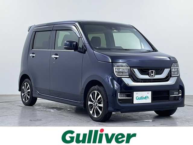 ホンダ Ｎ ＷＧＮ カスタム L ホンダセンシング 道央・札幌 2022(令4)年 3.4万km ミッドナイトブルービームM ・４WD/・ホンダセンシング　/・衝突軽減ブレーキ〈CMBS〉/・誤発進抑制機能/・アダプティブ・クルーズ・コントロール/・LKAS〈車線維持支援システム/・後方誤発進抑制機能/・純正8インチプレミアムインターナビ/・CD DVD BT USB AUX HDMI/・バックカメラ/・ビルトインETC/・ドライブレコーダー/・コーナーセンサー/・純正14インチアルミホイール/・LEDライト/オートハイビーム/・運転席　/  助手席シートヒーター/・ミラーヒーター/・スマートキー/・プッシュスタート/スペアキー1本/・取扱説明書/・保証書