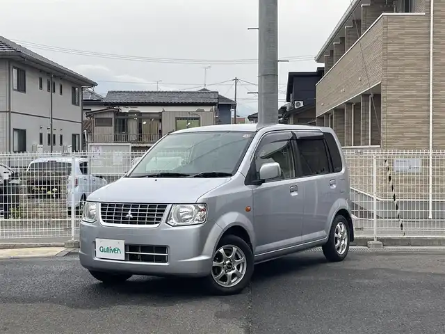 三菱 ｅＫワゴン M 福島県 2012(平24)年 4.6万km クールシルバーメタリック ・純正CDオーディオ/・社外13インチAW(社外AW＋冬タイヤ積込)/・社外エンジンスターター/・ドアバイザー/・フロアマット/・キーレス/・ETC