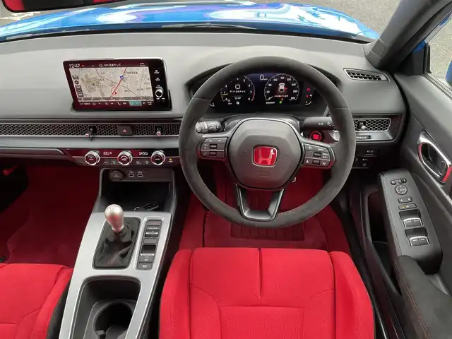 ホンダ シビック タイプR 神奈川県 2024(令6)年 0.1万km レーシングブルーパール ワンオーナー/純正メモリーナビ・地デジTV/純正USB/BT再生/バックモニター/ビルトインETC2.0/前後ドライブレコーダー/ホンダセンシング/レーダークルーズコントロール/衝突軽減ブレーキ/LKA/BSM/純正19インチAW/ブレンボブレーキ/LEDライト/プッシュスタート/スマートキー×2/純正フロアマット/保証書・取説あり