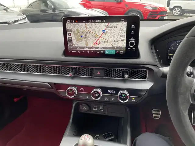 ホンダ シビック タイプR 神奈川県 2024(令6)年 0.1万km レーシングブルーパール ワンオーナー/純正メモリーナビ・地デジTV/純正USB/BT再生/バックモニター/ビルトインETC2.0/前後ドライブレコーダー/ホンダセンシング/レーダークルーズコントロール/衝突軽減ブレーキ/LKA/BSM/純正19インチAW/ブレンボブレーキ/LEDライト/プッシュスタート/スマートキー×2/純正フロアマット/保証書・取説あり
